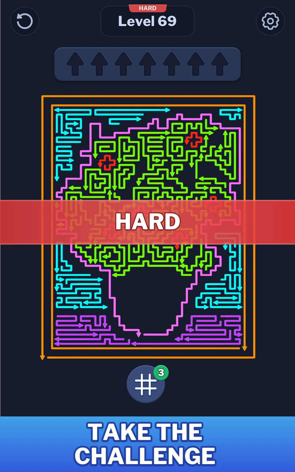 Color Arrow - Match 3 Puzzle screenshot