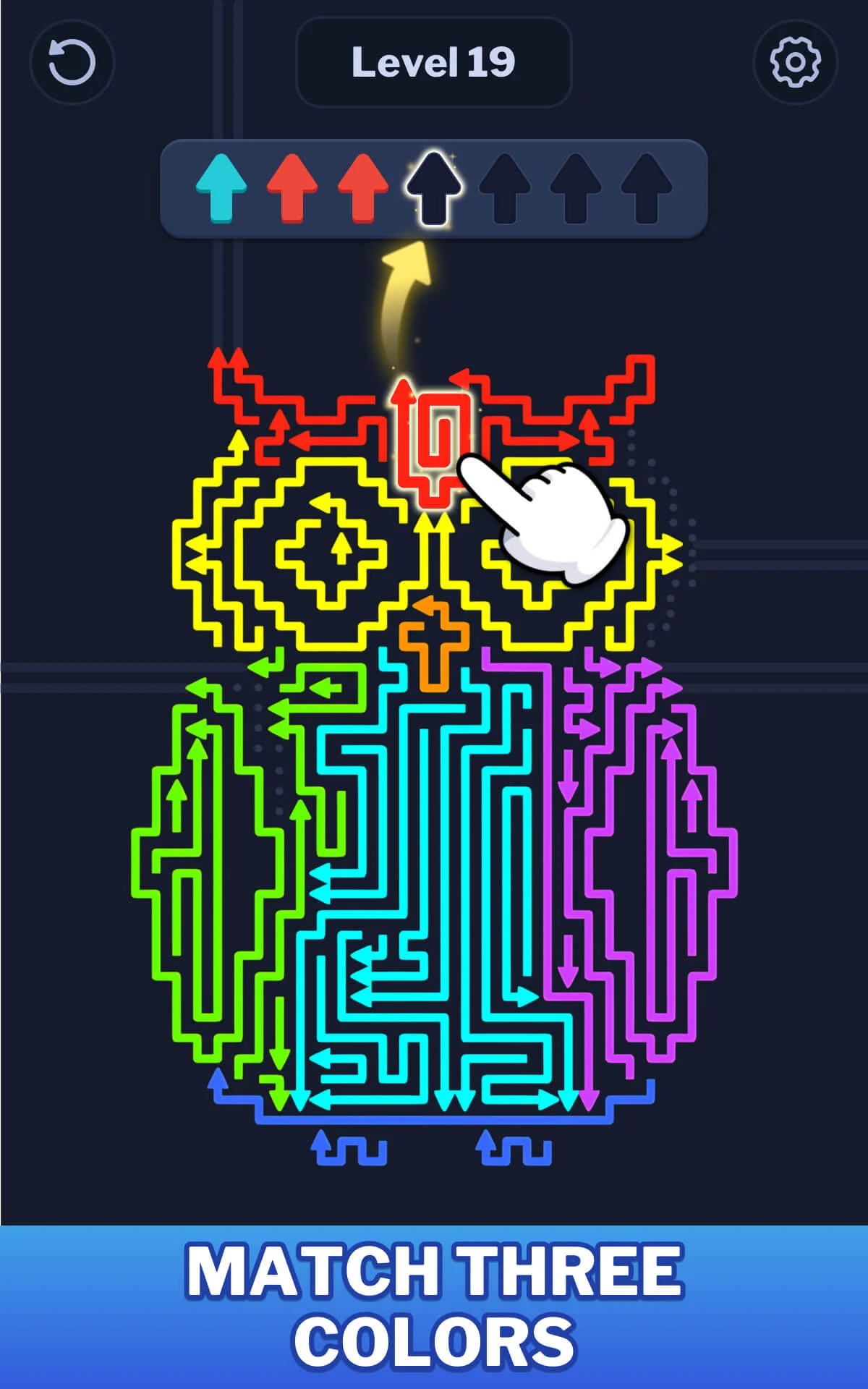 Color Arrow - Match 3 Puzzle screenshot