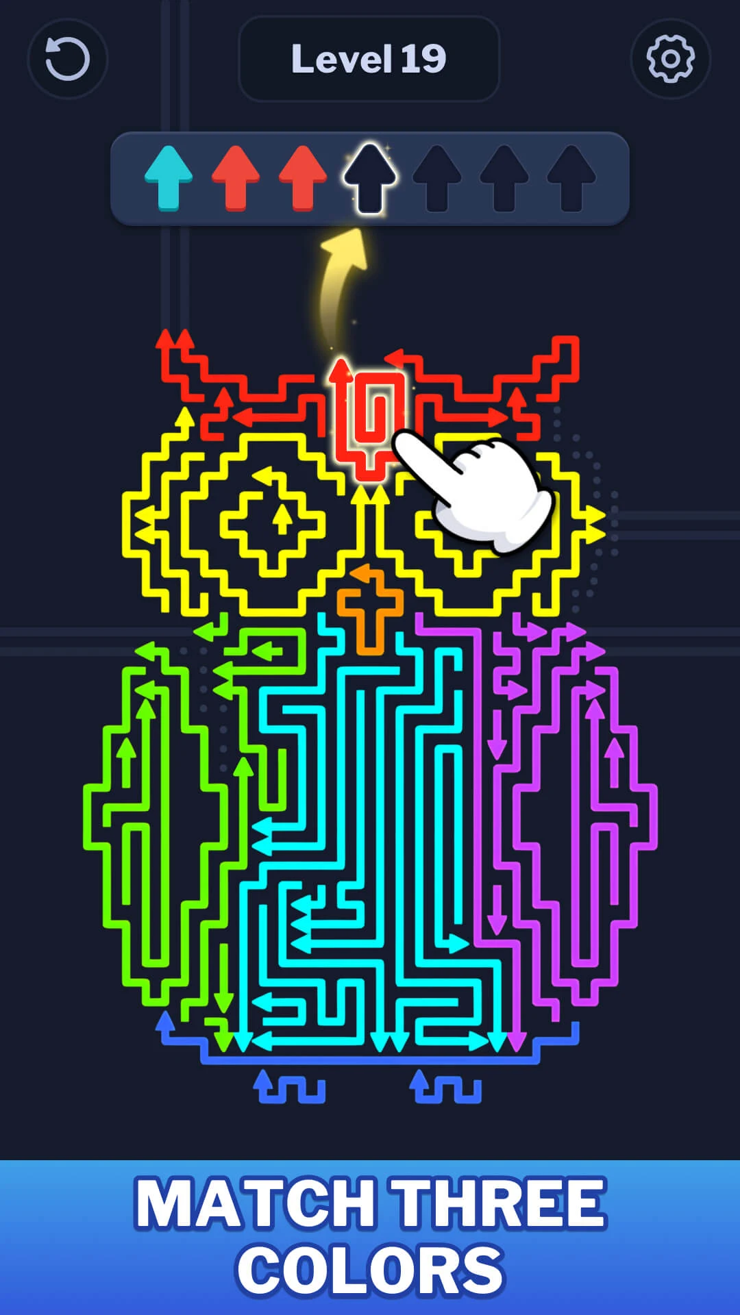 Color Arrow - Match 3 Puzzle screenshot
