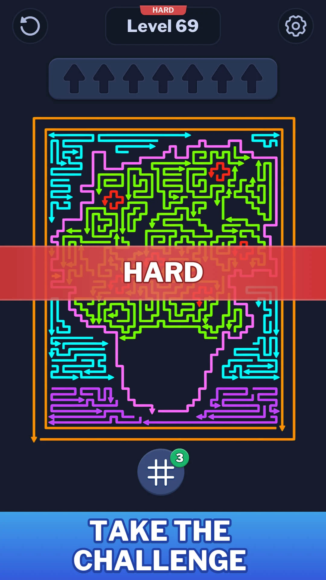 Color Arrow - Match 3 Puzzle screenshot